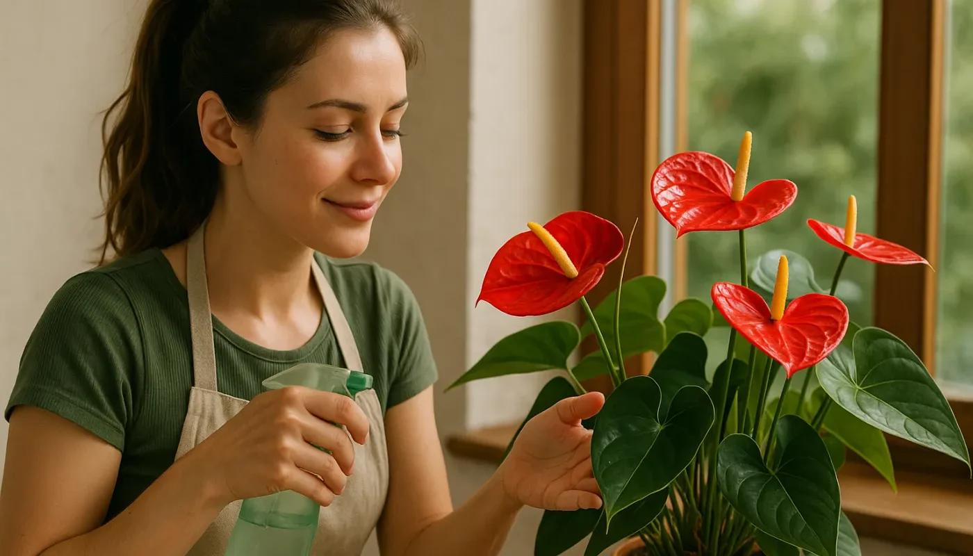 Anthurium: come curarlo per fioriture tutto l’anno