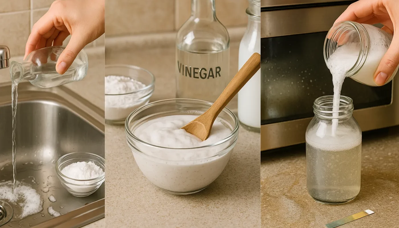 Bicarbonato e aceto: perché NON usarli insieme (verità)