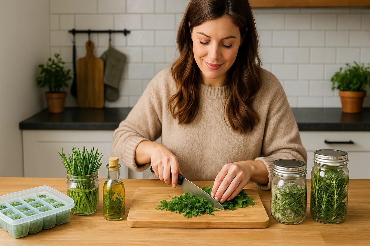 Come Conservare le Erbe Aromatiche Fresche Tutto l’Inverno: 5 Metodi Infallibili