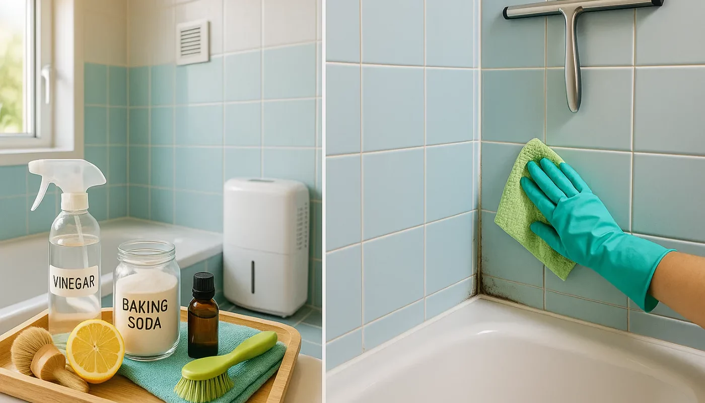 Come eliminare la muffa dal bagno: 9 rimedi naturali efficaci