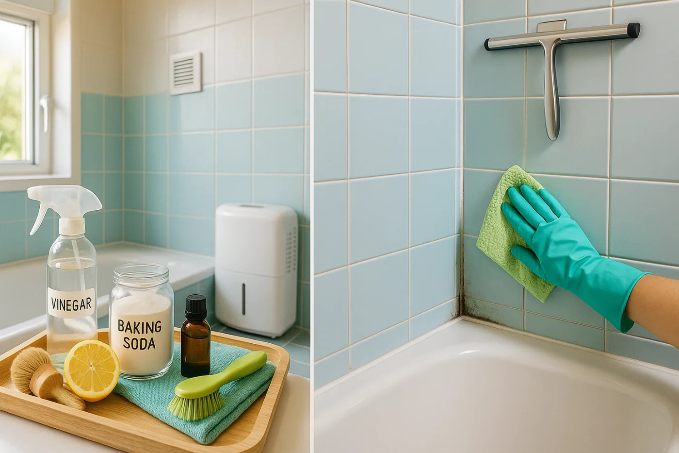 Come eliminare la muffa dal bagno: 9 rimedi naturali efficaci