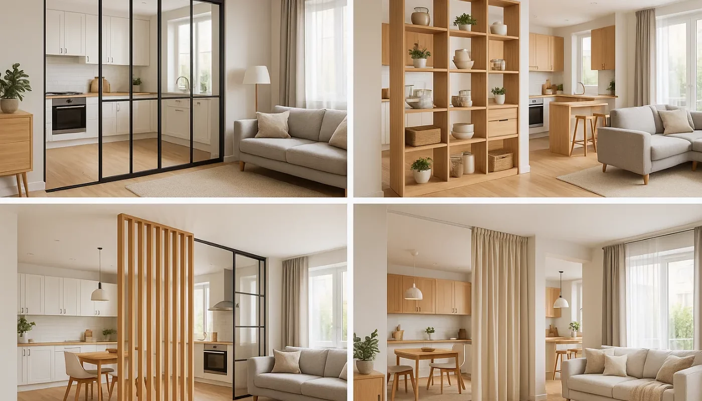 Come separare cucina e soggiorno: 11 idee salvaspazio
