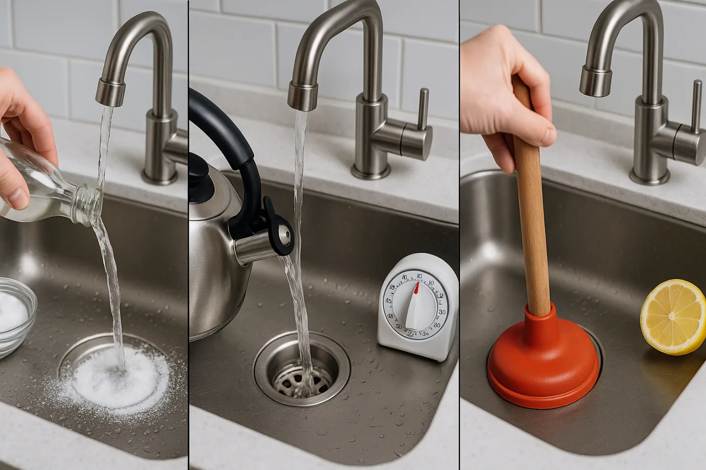 Come sturare il lavandino in 60 secondi: 3 metodi veloci