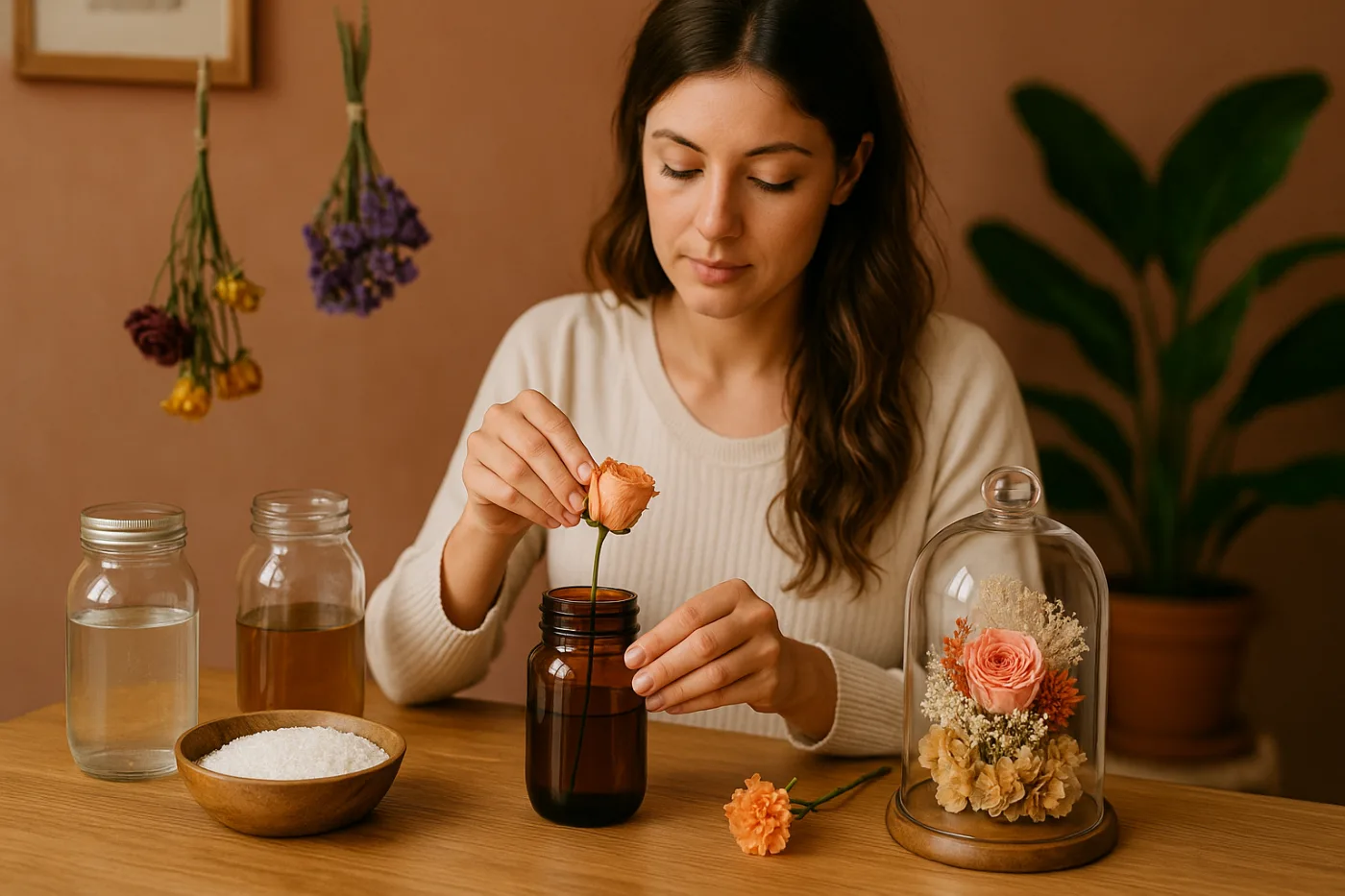 Fiori stabilizzati fai da te: come farli durare anni