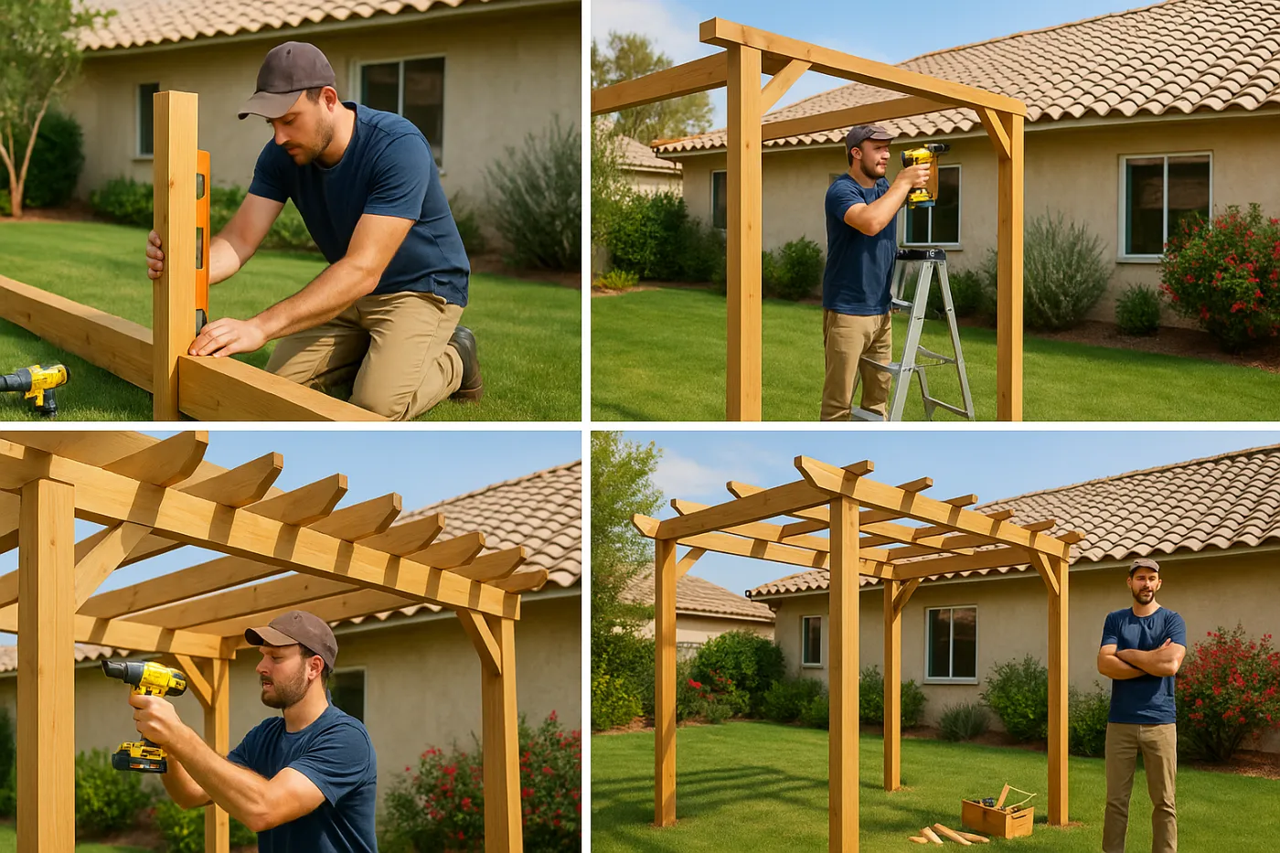 Pergola fai da te: come costruirla spendendo poco