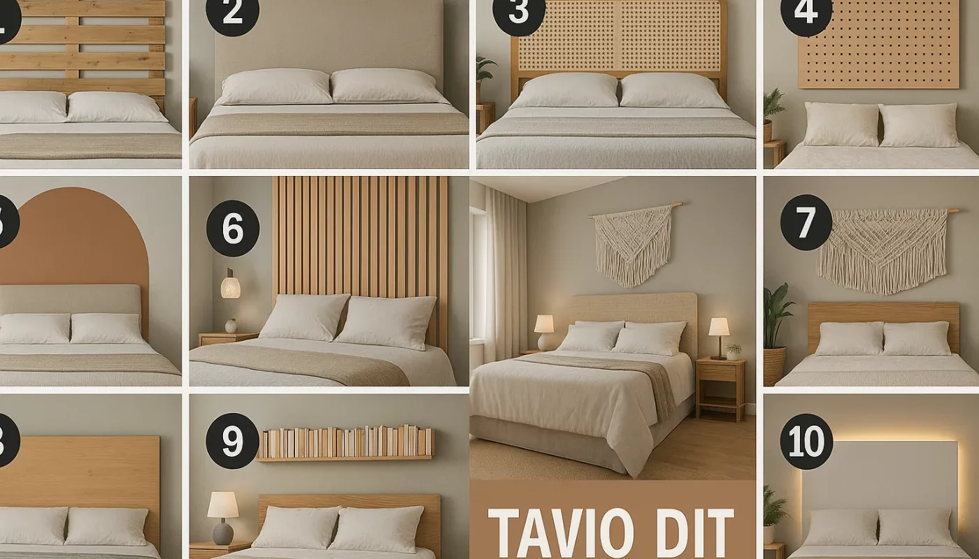 Testiera letto fai da te: 10 idee economiche moderne