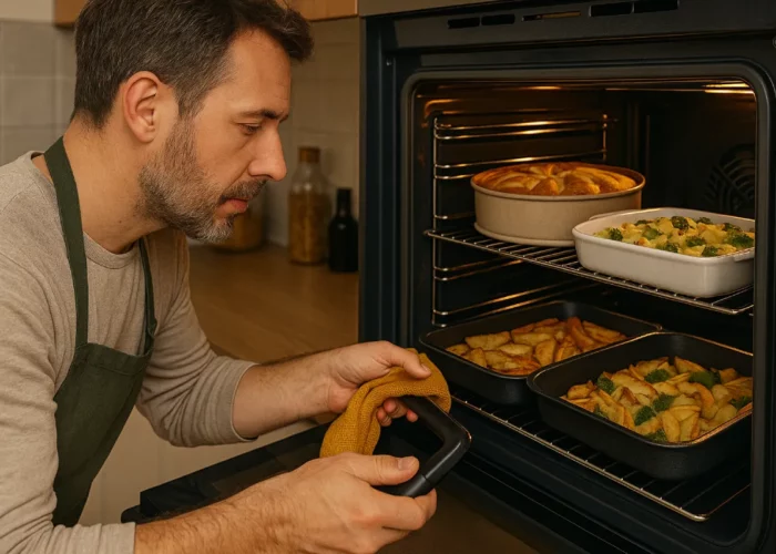 Un forno, tre piatti: il metodo per cucinare di più e spendere meno energia