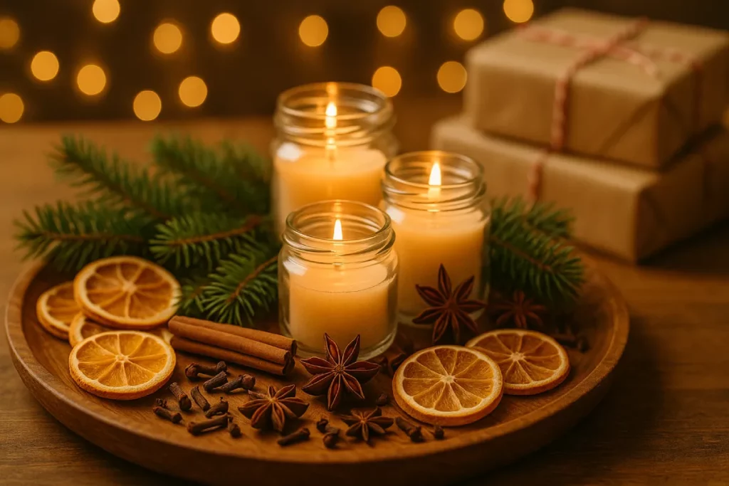 Decorazioni natalizie con scorze di agrumi: semplici ma scenografiche