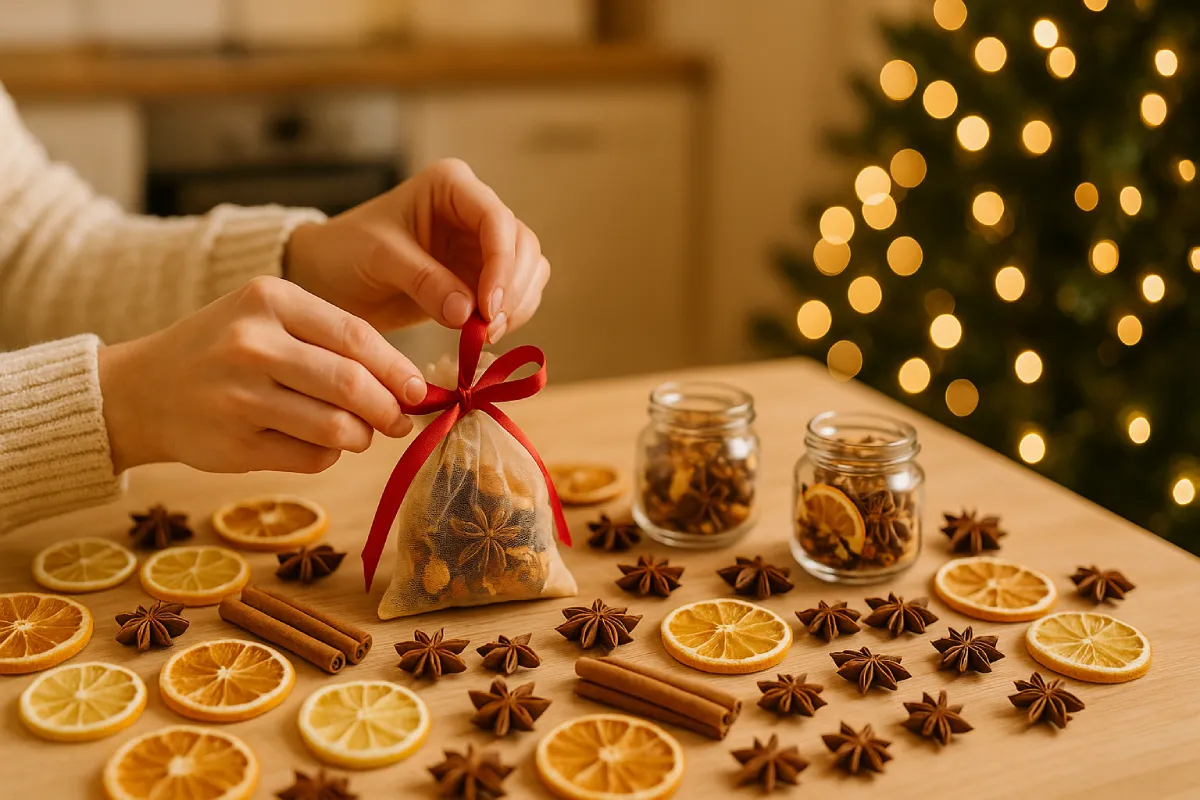 Mia nonna non buttava nulla: il trucco geniale con scorze di agrumi e spezie che fa impazzire il Natale