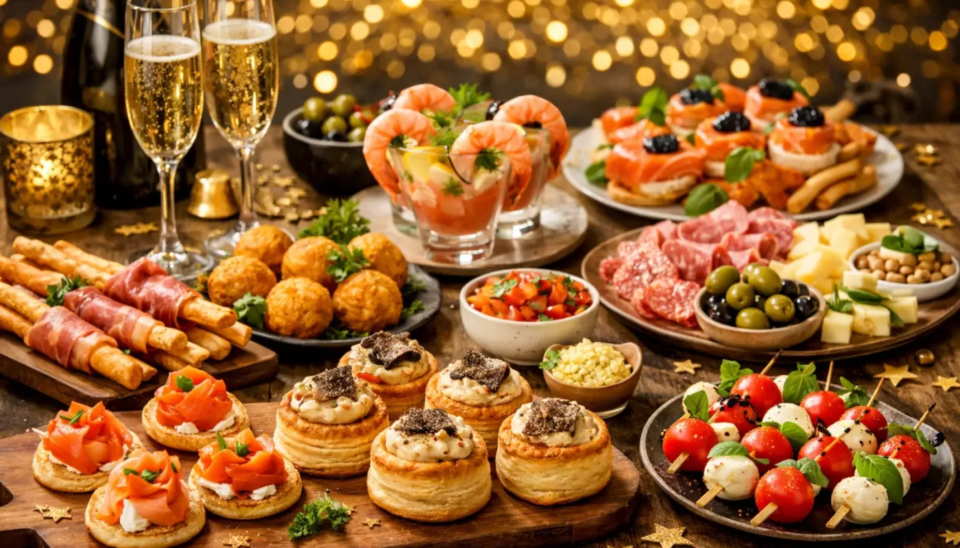 Aperitivo Capodanno 2025 : ricetta gourmet facilissima