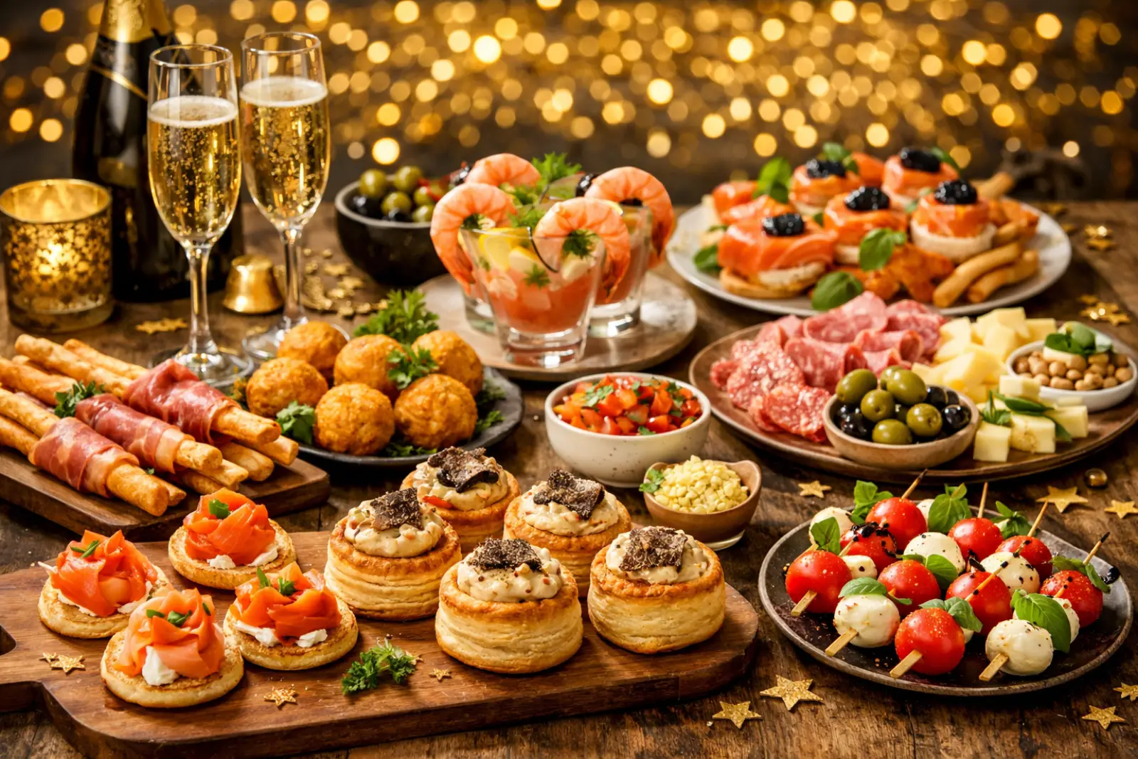 Aperitivo Capodanno 2025 : ricetta gourmet facilissima