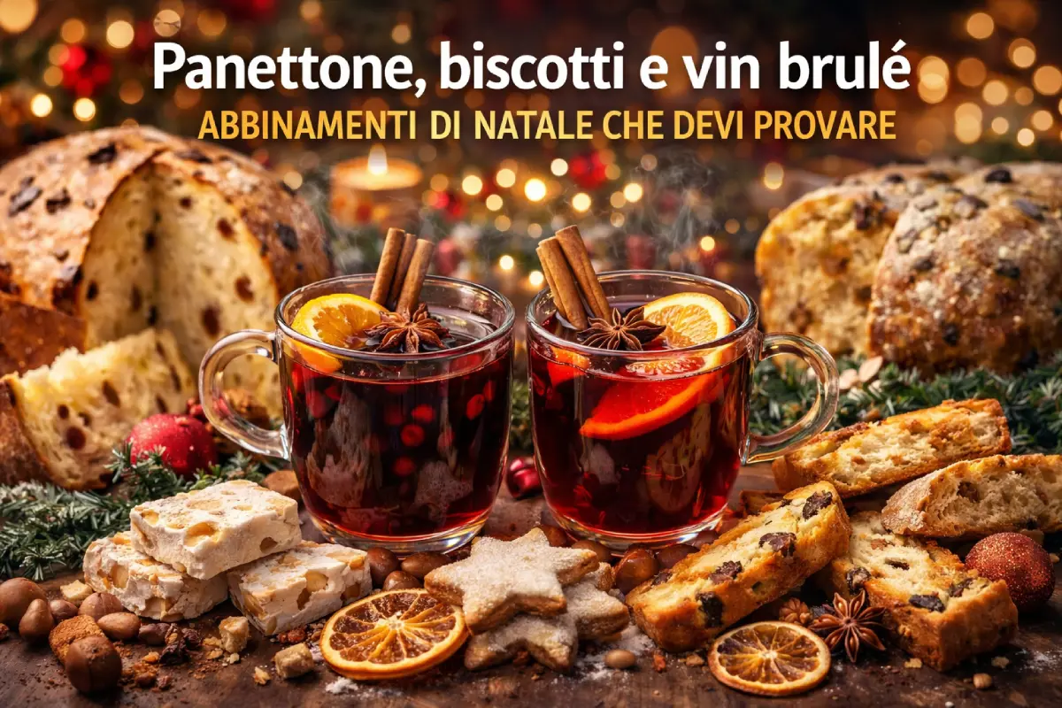 Panettone, biscotti e vin brulé: abbinamenti di Natale che devi provare
