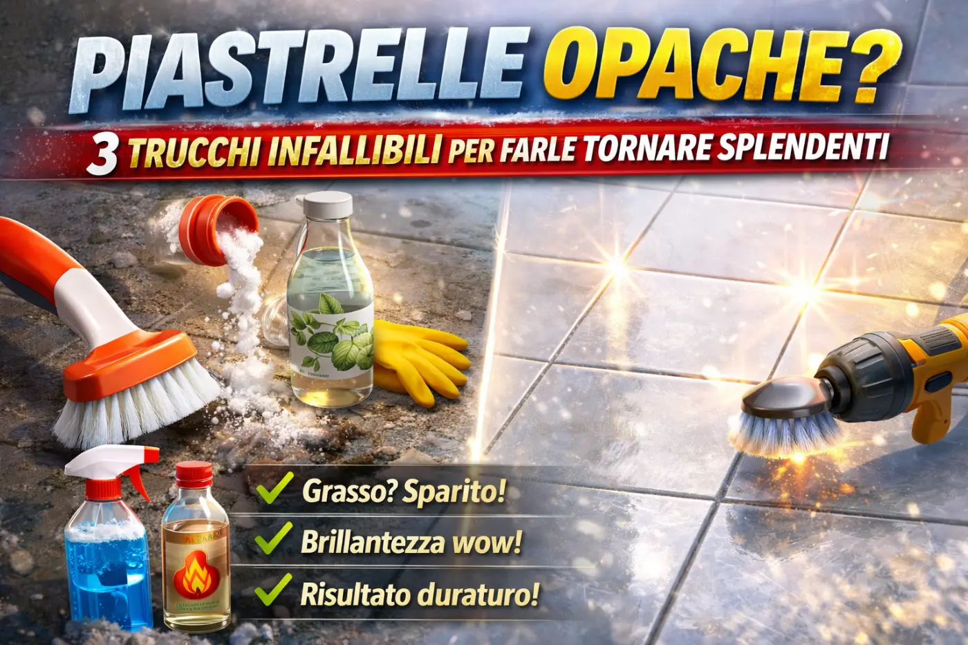 Piastrelle Opache? 3 Trucchi Infallibili per Farle Tornare Splendenti