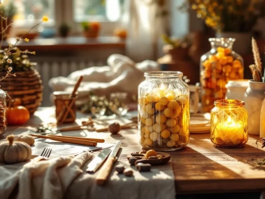 Lanterne da giardino con vasetti di vetro: il progetto che illumina senza costi