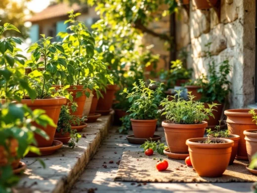 Orto sul balcone in primavera: pomodori e basilico in vaso con il metodo della nonna