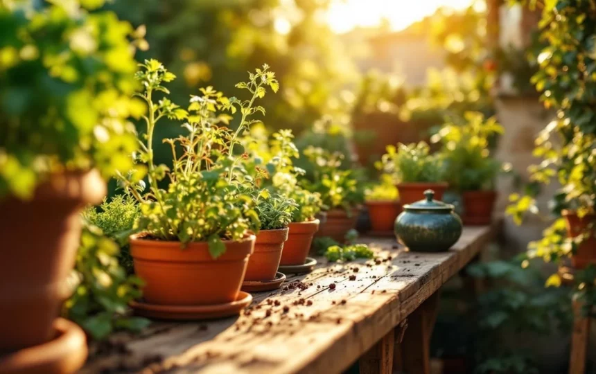 Orto sul balcone ad aprile: verdure a foglia e erbe aromatiche come la nonna
