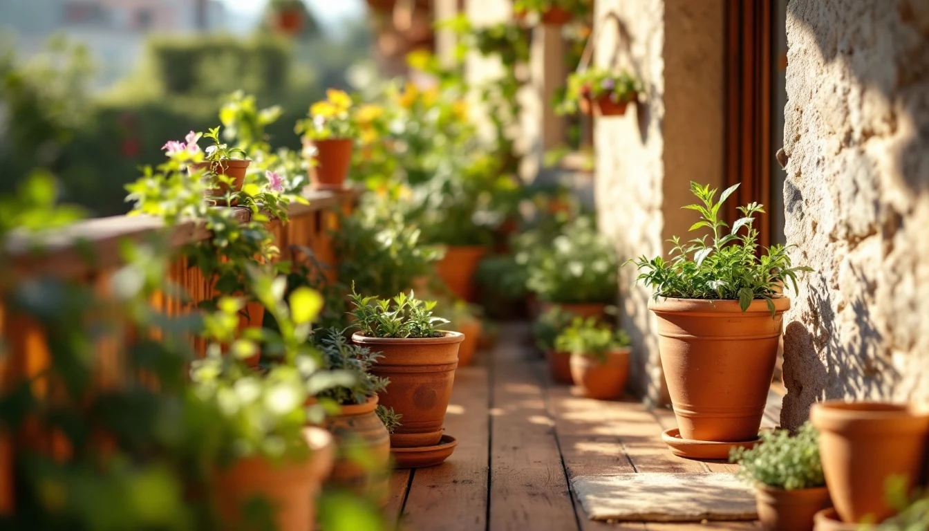 Creare un orto verticale in balcone per coltivare erbe aromatiche durante l'estate