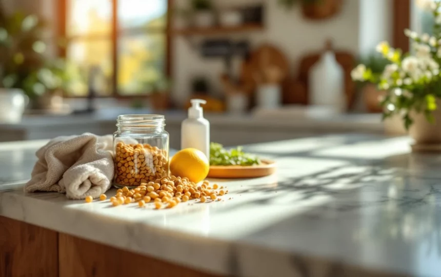 Preparare la casa per le notti estive: ventilazione naturale e gestione del calore — close-up detail step ingredients natural cleaning