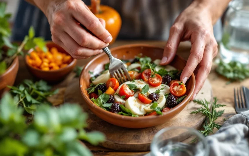 Ricette estive con verdure di stagione: piatti leggeri e nutrienti per cene in terrazza — close-up ingredients preparation step fresh food