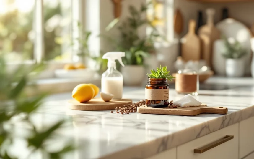 Rinfrescare casa in estate senza aria condizionata: soluzioni pratiche ed economiche di design passivo — close-up detail step ingredients natural cleaning
