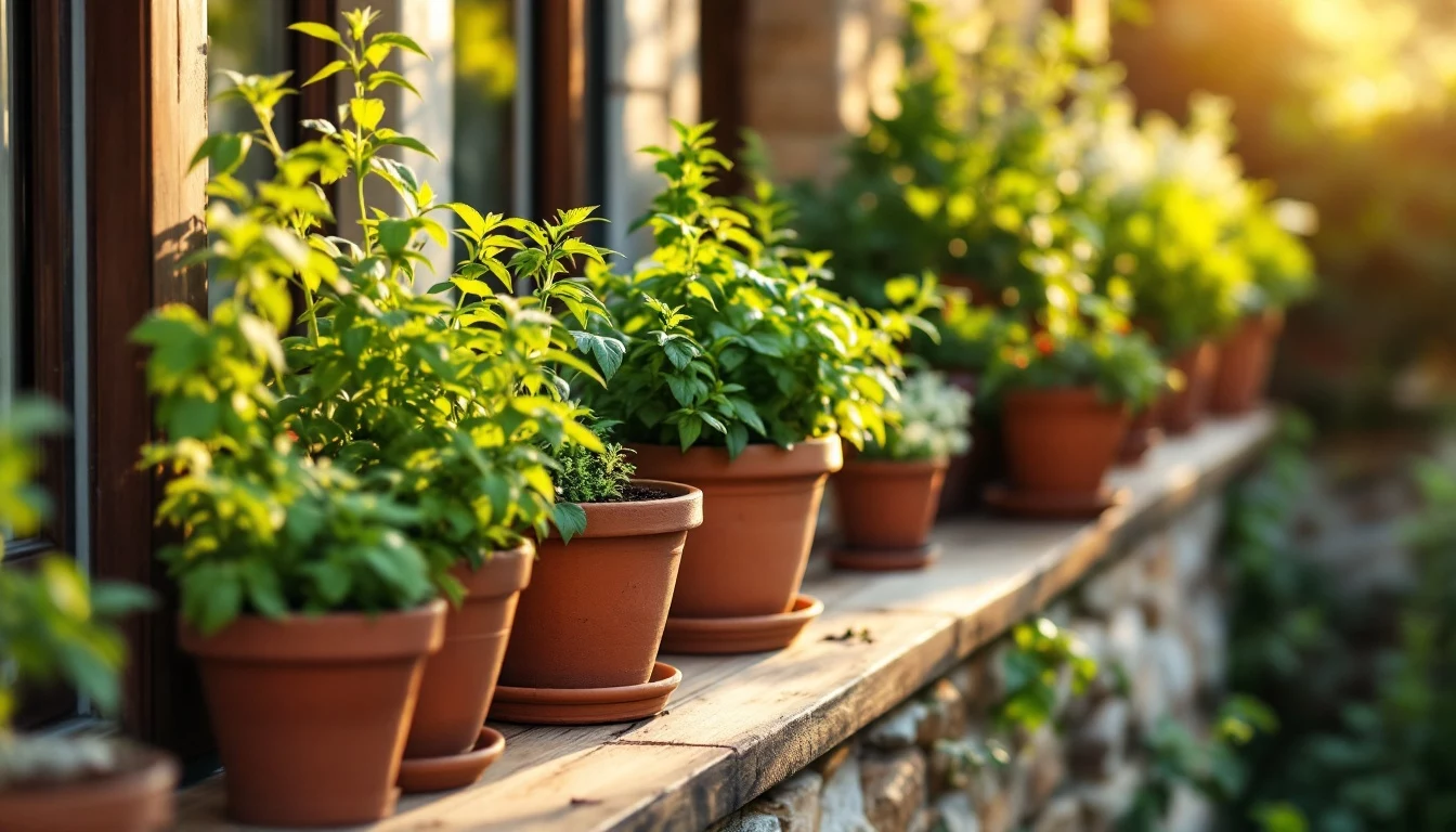 Coltivare erbe aromatiche in vaso sul balcone: basilico, prezzemolo e menta da raccogliere per l'estate