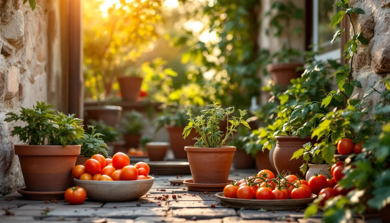 Coltivare pomodori in vaso sul balcone durante l'estate: esigenze di spazio, acqua e luce
