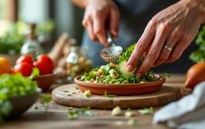 Conservazione delle verdure estive in frigorifero: metodi pratici per mantenere freschezza e proprietà nutrizionali — close-up ingredients preparation step fresh food
