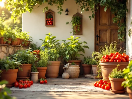 Orto in balcone con pomodori, basilico e peperoni: come coltivare in spazi ridotti