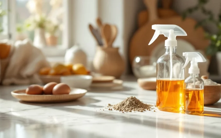 Creare zone d'ombra in casa durante l'estate: soluzioni pratiche per ridurre il calore interno — close-up detail step ingredients natural cleaning
