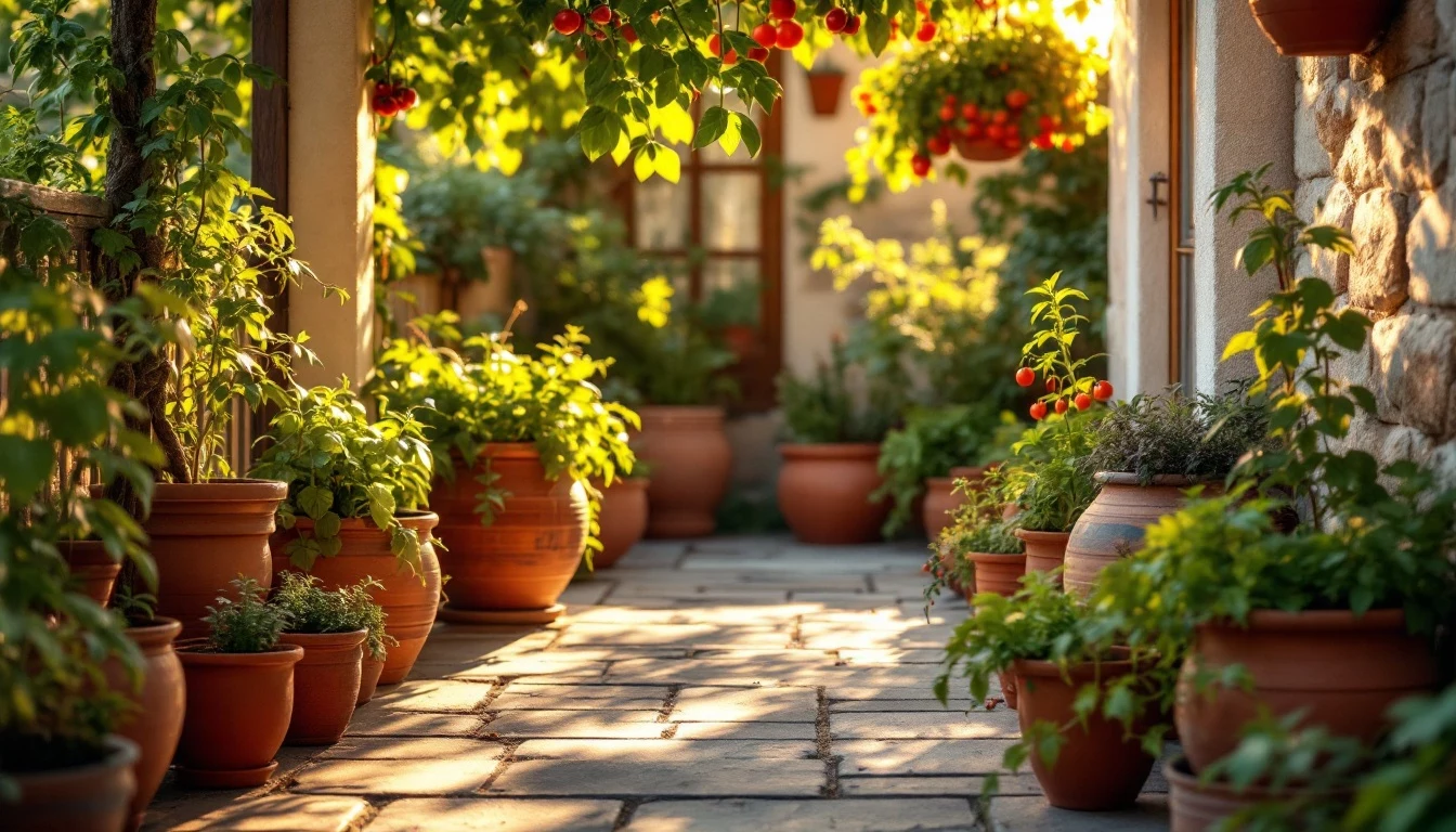 Orto estivo in balcone: coltivare basilico, pomodorini e peperoncini in vasi durante luglio e agosto