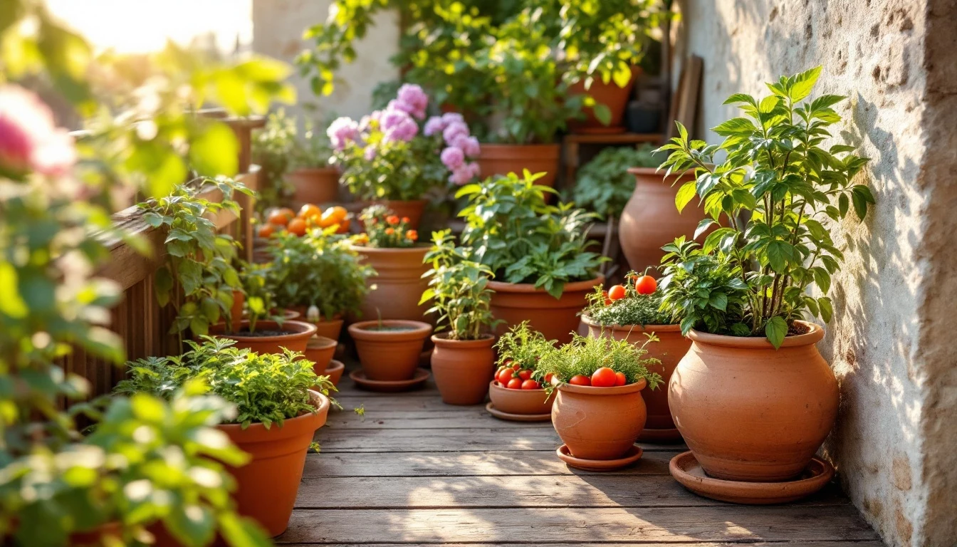 Orto estivo in balcone: come coltivare basilico, pomodori e peperoni in vasi durante luglio e agosto