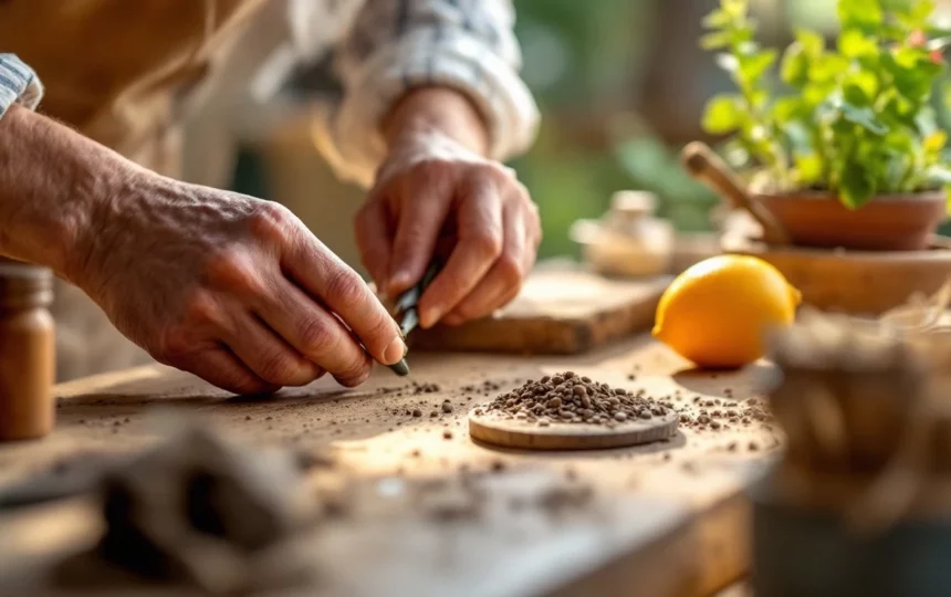 Preparare l'orto balconale a luglio: semina, irrigazione e manutenzione per verdure estive — close-up craft step materials tools DIY process